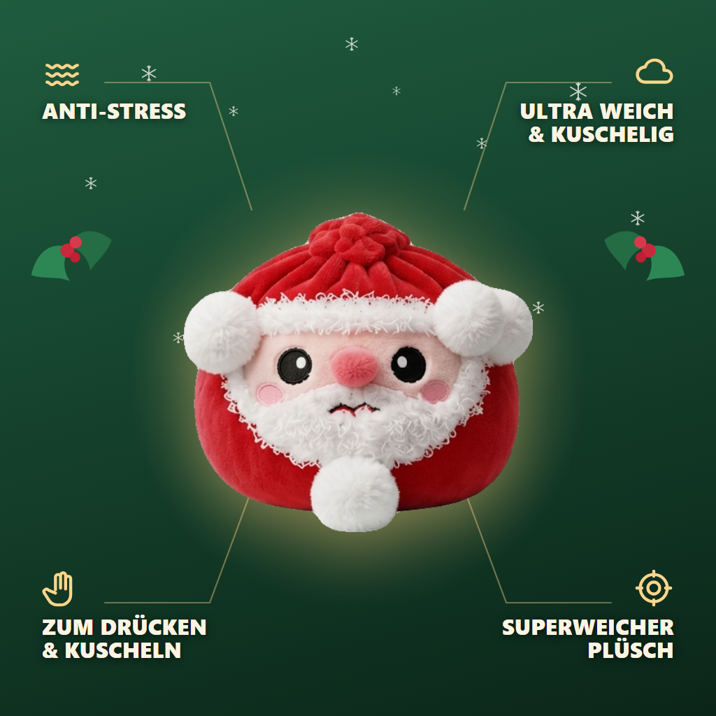 Squishy Dumpling Weihnachtsmann Plüsch — seine Vorteile