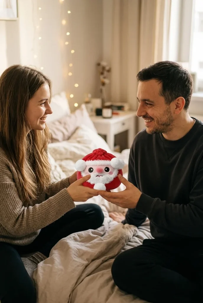 Squishy Dumpling Weihnachtsmann Plüsch als Geschenkidee