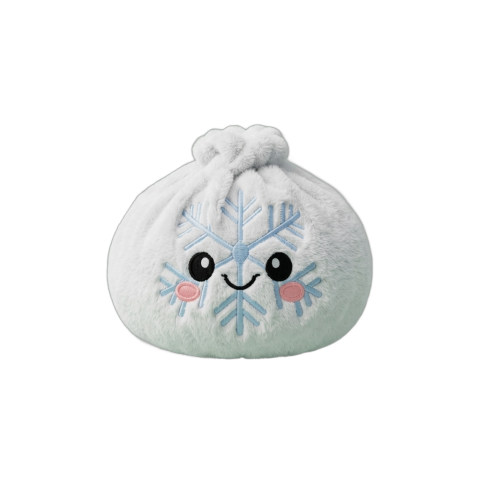 Dumpling Squishy Schneeflocke Winter beim Drücken, weiches Material