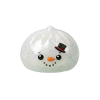 Dumpling Squishy Glitter Schneemann beim Drücken, weiches Material