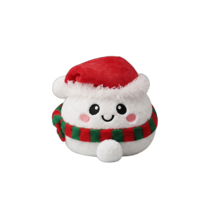 Squishy Dumpling Schneemann Plüsch beim Drücken, weiches Material