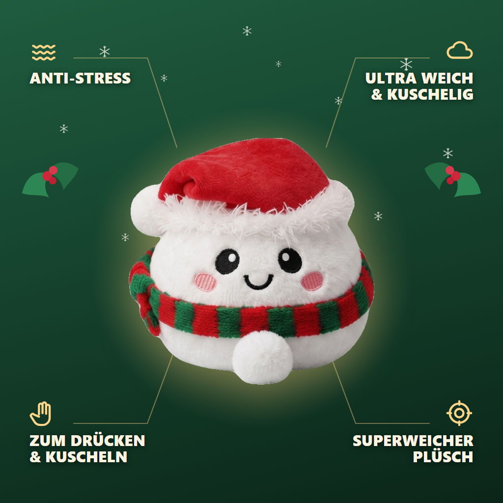 Squishy Dumpling Schneemann Plüsch — seine Vorteile