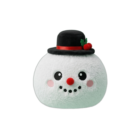 Snowman Dumpling Squishy Zylinderhut beim Drücken, weiches Material