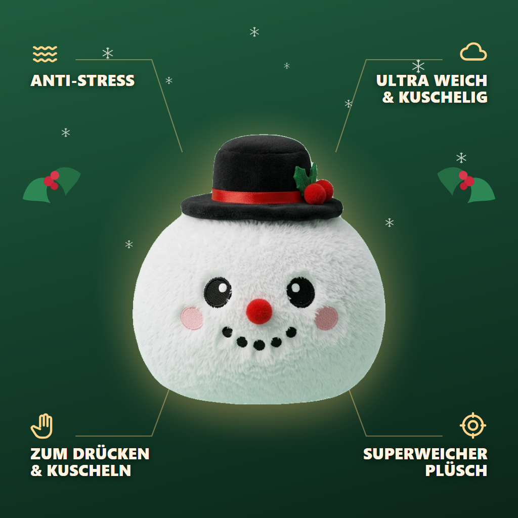Snowman Dumpling Squishy Zylinderhut — seine Vorteile