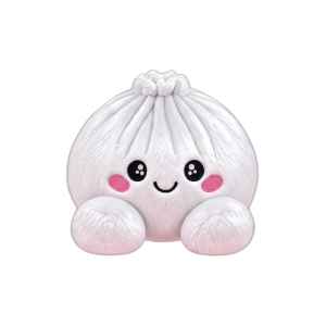 Marshmallow Dumpling Squishy Plush Weiß beim Drücken, weiches Material