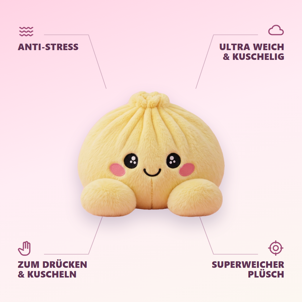 Dumpling Squishy Zitronengelb — seine Vorteile
